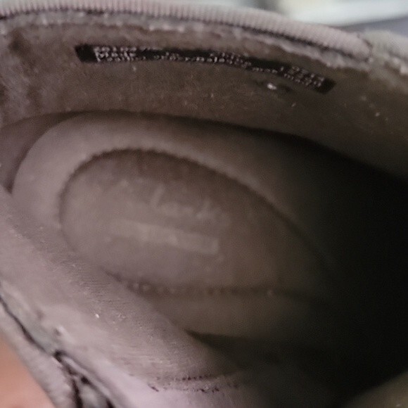 Clarks suede leather ankle boots size 6M Taupe brown Meera Yew - Picture 12 of 13